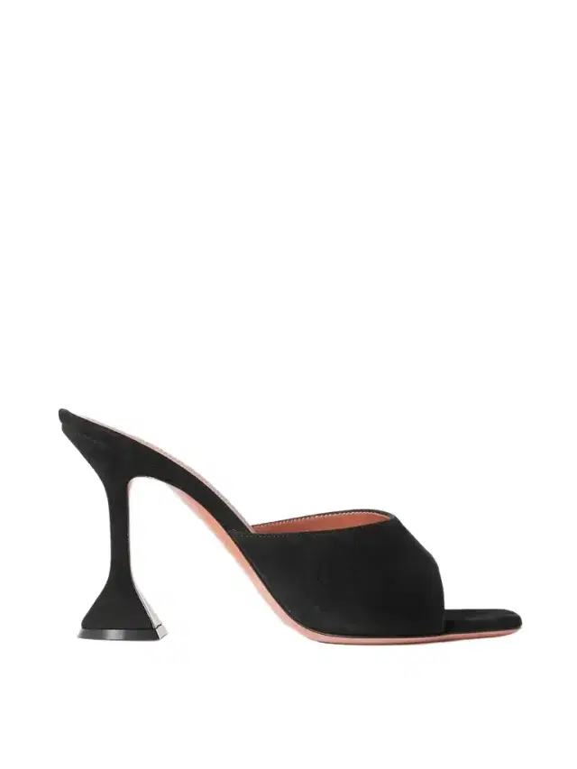 Amina Muaddi Lupita Suede Mules