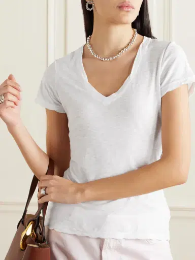 James Perse Casual Slub Cotton T-shirt | Thumbnail 3 James Perse Casual Slub Cotton T-shirt | Thumbnail 3