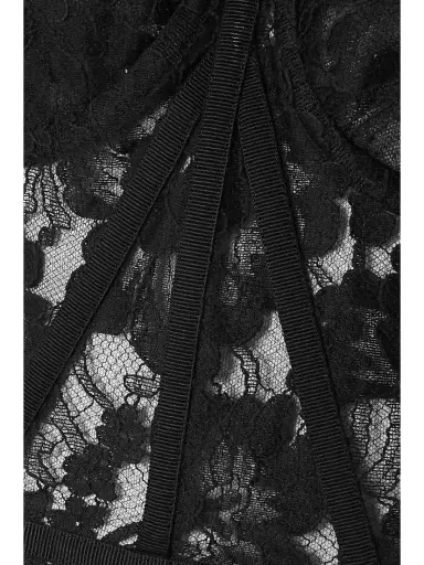 Dolce & Gabbana Grosgrain-trimmed Lace Bustier Top | Thumbnail 5 Dolce & Gabbana Grosgrain-trimmed Lace Bustier Top | Thumbnail 5