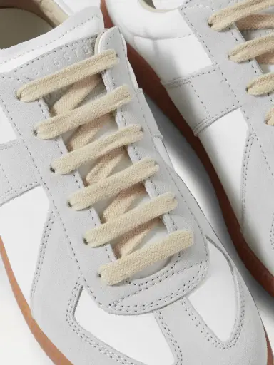 Maison Margiela Replica Leather And Suede Sneakers | Thumbnail 4 Maison Margiela Replica Leather And Suede Sneakers | Thumbnail 4