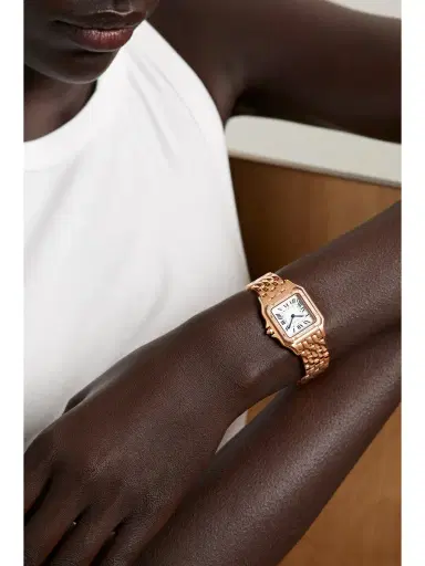 Cartier Panthère De Medium 27mm 18-karat Pink Gold And Diamond Watch | Thumbnail 2 Cartier Panthère De Medium 27mm 18-karat Pink Gold And Diamond Watch | Thumbnail 2