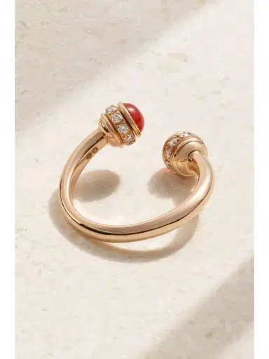 Piaget Possession 18-karat Rose Gold, Carnelian And Diamond Ring | Thumbnail 3 Piaget Possession 18-karat Rose Gold, Carnelian And Diamond Ring | Thumbnail 3