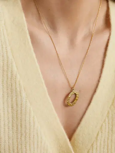 Jennifer Meyer Initial 18-karat Gold Necklace | Thumbnail 2 Jennifer Meyer Initial 18-karat Gold Necklace | Thumbnail 2