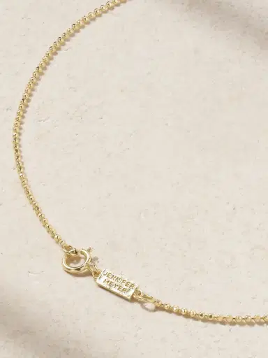 Jennifer Meyer Initial 18-karat Gold Necklace | Thumbnail 3 Jennifer Meyer Initial 18-karat Gold Necklace | Thumbnail 3