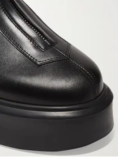 The Row Leather Ankle Boots | Thumbnail 5 The Row Leather Ankle Boots | Thumbnail 5