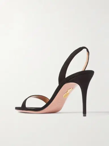 Aquazzura So Nude 85 Suede Slingback Sandals | Thumbnail 3 Aquazzura So Nude 85 Suede Slingback Sandals | Thumbnail 3