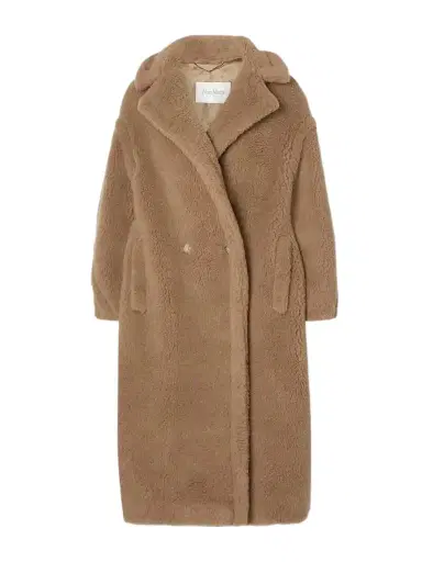 Max Mara Teddy Bear Icon Oversized Camel Hair And Silk-blend Coat | Thumbnail 1 Max Mara Teddy Bear Icon Oversized Camel Hair And Silk-blend Coat | Thumbnail 1