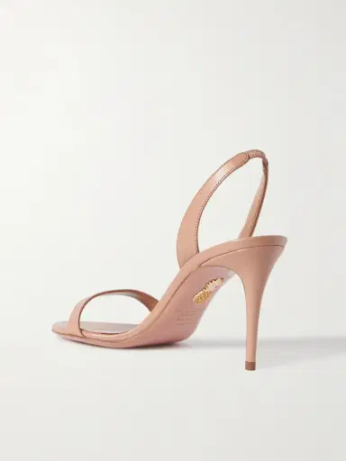 Aquazzura So Nude 85 Leather Slingback Sandals | Thumbnail 3 Aquazzura So Nude 85 Leather Slingback Sandals | Thumbnail 3