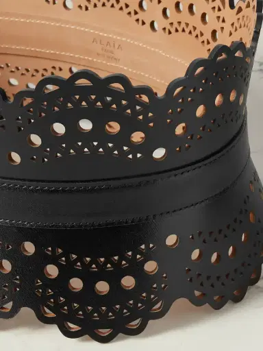 Alaïa Laser-cut Leather Waist Belt | Thumbnail 3 Alaïa Laser-cut Leather Waist Belt | Thumbnail 3