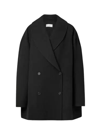 The Row Essentials Polli Double-breasted Wool-blend Coat | Thumbnail 1 The Row Essentials Polli Double-breasted Wool-blend Coat | Thumbnail 1