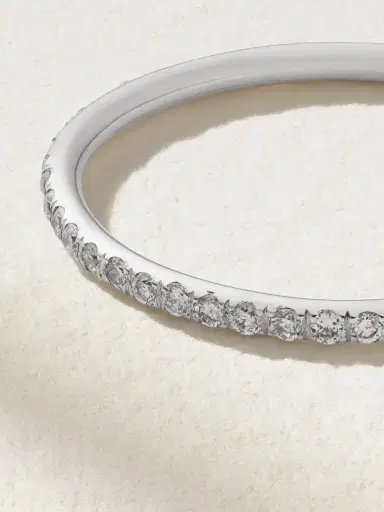 Ileana Makri Thread 18-karat White Gold Diamond Ring | Thumbnail 3 Ileana Makri Thread 18-karat White Gold Diamond Ring | Thumbnail 3