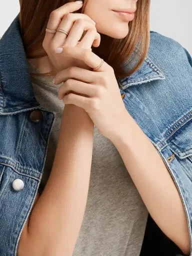 Ileana Makri Thread 18-karat Rose Gold Sapphire Ring | Thumbnail 2 Ileana Makri Thread 18-karat Rose Gold Sapphire Ring | Thumbnail 2