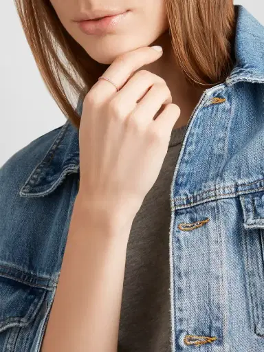 Ileana Makri Thread 18-karat Rose Gold Sapphire Ring | Thumbnail 4 Ileana Makri Thread 18-karat Rose Gold Sapphire Ring | Thumbnail 4