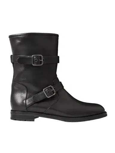 Manolo Blahnik Sulaltra Buckled Leather Ankle Boots | Thumbnail 1 Manolo Blahnik Sulaltra Buckled Leather Ankle Boots | Thumbnail 1