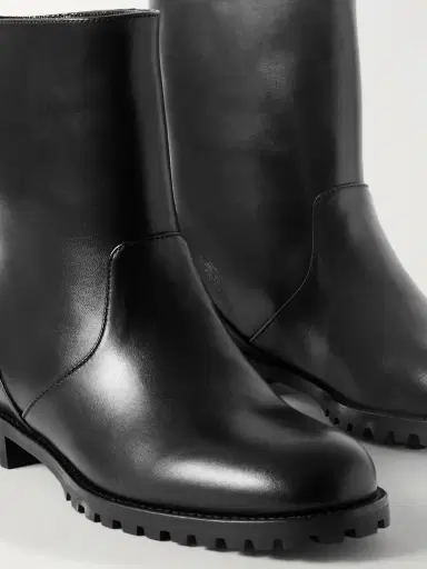 Manolo Blahnik Motosa Leather Ankle Boots | Thumbnail 4 Manolo Blahnik Motosa Leather Ankle Boots | Thumbnail 4
