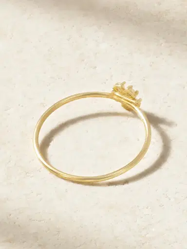 Jennifer Meyer Flower 18-karat Gold Diamond Ring | Thumbnail 3 Jennifer Meyer Flower 18-karat Gold Diamond Ring | Thumbnail 3