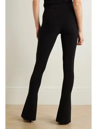 Norma Kamali Spat Stretch-jersey Flared Leggings | Thumbnail 3 Norma Kamali Spat Stretch-jersey Flared Leggings | Thumbnail 3