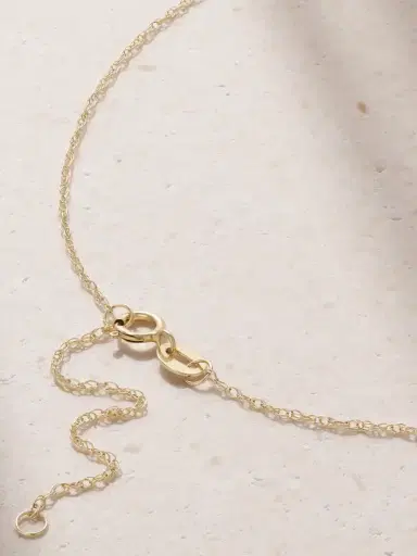 STONE AND STRAND Initial 9-karat Gold Diamond Necklace | Thumbnail 4 STONE AND STRAND Initial 9-karat Gold Diamond Necklace | Thumbnail 4