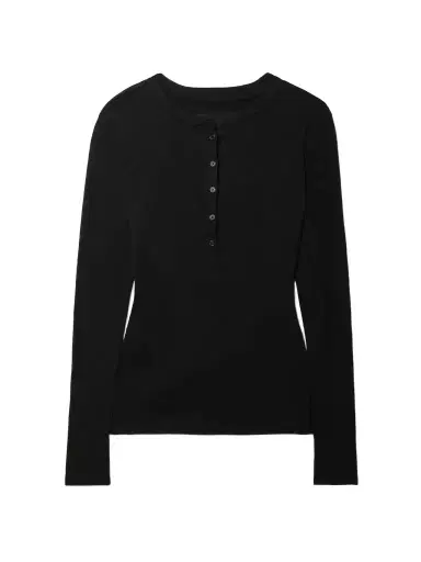 Nili Lotan Jordan Ribbed Cotton-jersey Top | Thumbnail 1 Nili Lotan Jordan Ribbed Cotton-jersey Top | Thumbnail 1