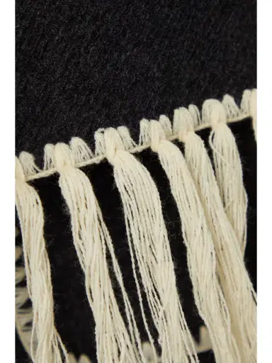 TOTEME Draped Fringed Wool-blend Jacket | Thumbnail 5 TOTEME Draped Fringed Wool-blend Jacket | Thumbnail 5