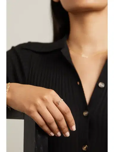 Sydney Evan Love 14-karat Gold Diamond Ring | Thumbnail 2 Sydney Evan Love 14-karat Gold Diamond Ring | Thumbnail 2