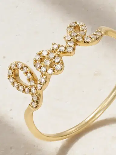 Sydney Evan Love 14-karat Gold Diamond Ring | Thumbnail 4 Sydney Evan Love 14-karat Gold Diamond Ring | Thumbnail 4