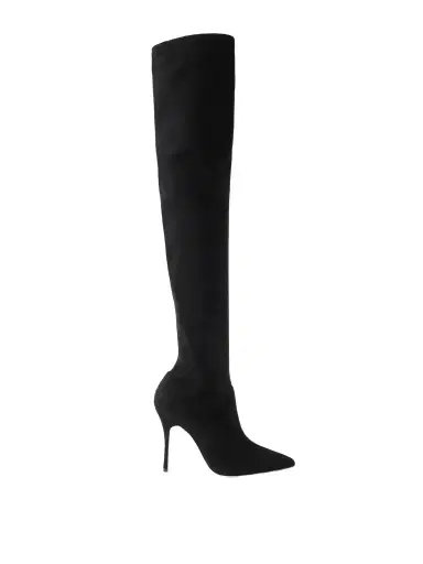 Manolo Blahnik Pascalarehi 105 Suede Over-the-knee Boots | Thumbnail 1 Manolo Blahnik Pascalarehi 105 Suede Over-the-knee Boots | Thumbnail 1