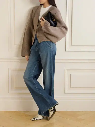 Nili Lotan Flora Pleated High-rise Wide-leg Jeans | Thumbnail 2 Nili Lotan Flora Pleated High-rise Wide-leg Jeans | Thumbnail 2