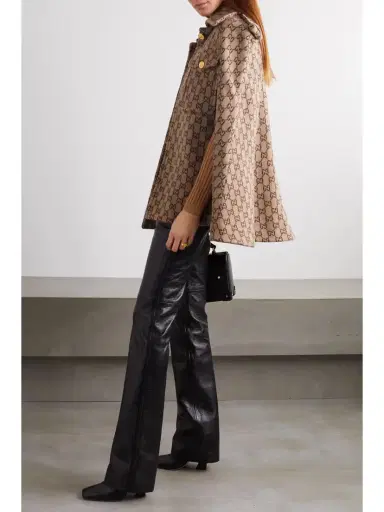 Gucci Wool-jacquard Cape | Thumbnail 2 Gucci Wool-jacquard Cape | Thumbnail 2