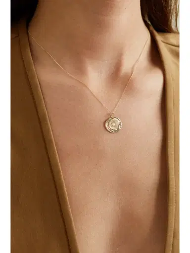 Pascale Monvoisin Initiale N°5 9- nd 14-karat Gold Diamond Necklace | Thumbnail 2 Pascale Monvoisin Initiale N°5 9- nd 14-karat Gold Diamond Necklace | Thumbnail 2