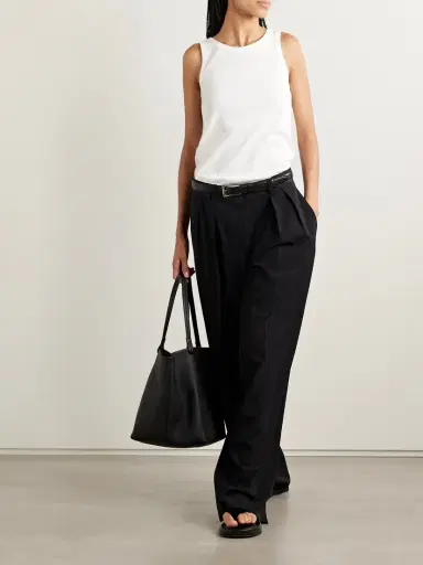 The Row Essentials Frankie Organic Cotton-jersey Tank | Thumbnail 2 The Row Essentials Frankie Organic Cotton-jersey Tank | Thumbnail 2