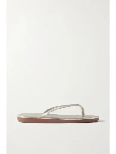 Ancient Greek Sandals Saionara Metallic Leather Flip Flops | Thumbnail 5 Ancient Greek Sandals Saionara Metallic Leather Flip Flops | Thumbnail 5