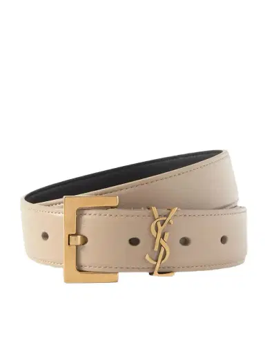 Saint Laurent Cassandre Leather Belt | Thumbnail 1 Saint Laurent Cassandre Leather Belt | Thumbnail 1