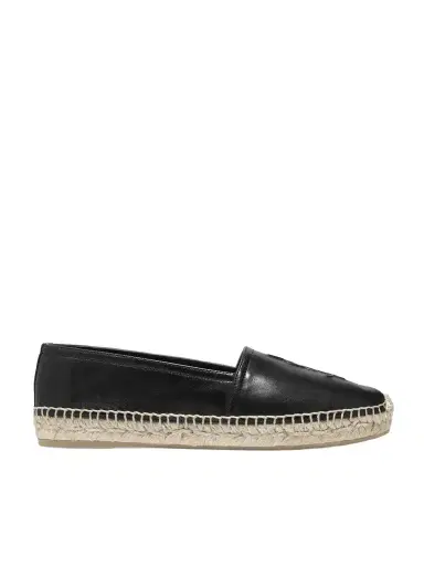 Saint Laurent Cassandre Logo-embossed Leather Espadrilles | Thumbnail 1 Saint Laurent Cassandre Logo-embossed Leather Espadrilles | Thumbnail 1