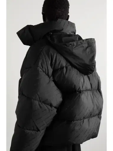 Balenciaga Cropped Quilted Padded Shell-jacquard Jacket | Thumbnail 6 Balenciaga Cropped Quilted Padded Shell-jacquard Jacket | Thumbnail 6
