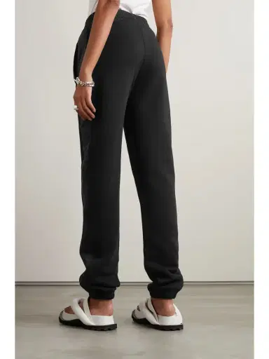 Moncler Embellished Shell-trimmed Cotton-jersey Track Pants | Thumbnail 3 Moncler Embellished Shell-trimmed Cotton-jersey Track Pants | Thumbnail 3