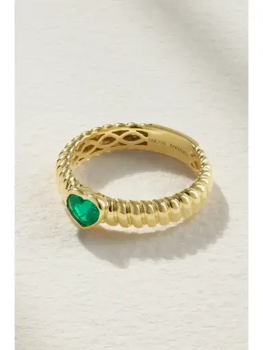 Anita Ko Zoe 18-karat Gold Emerald Ring | Thumbnail 1 Anita Ko Zoe 18-karat Gold Emerald Ring | Thumbnail 1