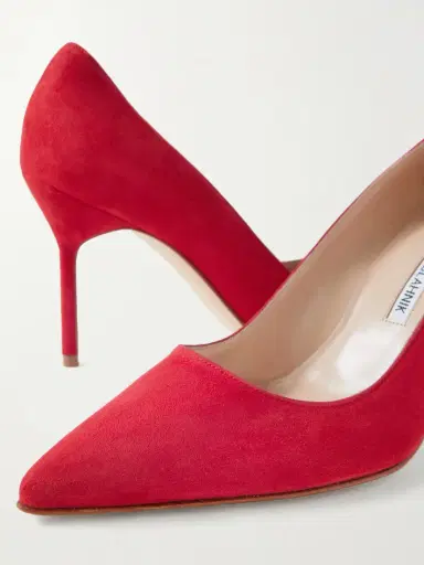 Manolo Blahnik Bb 90 Suede Pumps | Thumbnail 4 Manolo Blahnik Bb 90 Suede Pumps | Thumbnail 4