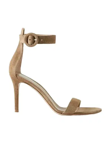 Gianvito Rossi Portofino 85 Suede Sandals | Thumbnail 1 Gianvito Rossi Portofino 85 Suede Sandals | Thumbnail 1