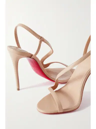 Christian Louboutin Rosalie 100 Pvc-trimmed Leather Sandals | Thumbnail 4 Christian Louboutin Rosalie 100 Pvc-trimmed Leather Sandals | Thumbnail 4