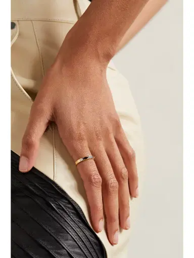 Viltier Rayon 18-karat Gold, Onyx And Diamond Ring | Thumbnail 2 Viltier Rayon 18-karat Gold, Onyx And Diamond Ring | Thumbnail 2