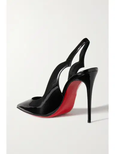 Christian Louboutin Hot Chick Sling 100 Patent-leather Slingback Pumps | Thumbnail 3 Christian Louboutin Hot Chick Sling 100 Patent-leather Slingback Pumps | Thumbnail 3