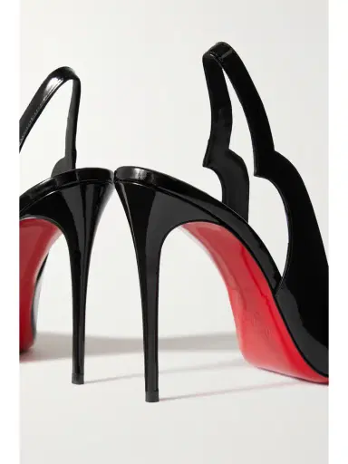 Christian Louboutin Hot Chick Sling 100 Patent-leather Slingback Pumps | Thumbnail 4 Christian Louboutin Hot Chick Sling 100 Patent-leather Slingback Pumps | Thumbnail 4
