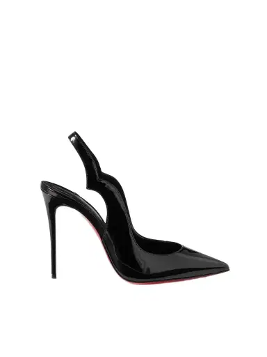 Christian Louboutin Hot Chick Sling 100 Patent-leather Slingback Pumps | Thumbnail 1 Christian Louboutin Hot Chick Sling 100 Patent-leather Slingback Pumps | Thumbnail 1