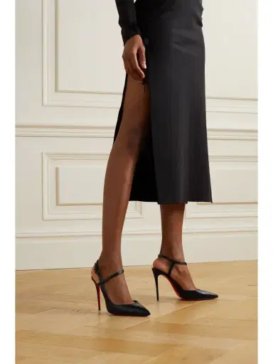 Christian Louboutin Jenlove 100 Leather Slingback Pumps | Thumbnail 2 Christian Louboutin Jenlove 100 Leather Slingback Pumps | Thumbnail 2