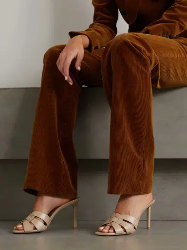 Saint Laurent Tribute Woven Leather Mules | Thumbnail 2 Saint Laurent Tribute Woven Leather Mules | Thumbnail 2