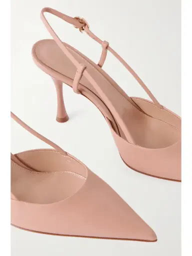 Gianvito Rossi Ascent 85 Leather Slingback Pumps | Thumbnail 4 Gianvito Rossi Ascent 85 Leather Slingback Pumps | Thumbnail 4