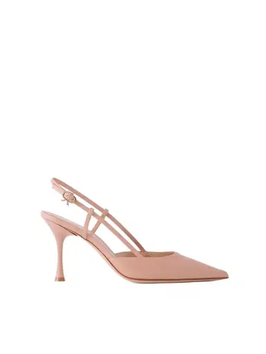 Gianvito Rossi Ascent 85 Leather Slingback Pumps | Thumbnail 1 Gianvito Rossi Ascent 85 Leather Slingback Pumps | Thumbnail 1