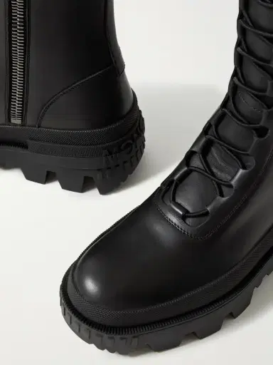 Moncler Vail Leather Lace-up Knee Boots | Thumbnail 4 Moncler Vail Leather Lace-up Knee Boots | Thumbnail 4