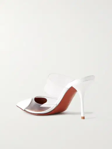 Alaïa Le Cœur 90 Pu And Patent-leather Point-toe Mules | Thumbnail 3 Alaïa Le Cœur 90 Pu And Patent-leather Point-toe Mules | Thumbnail 3